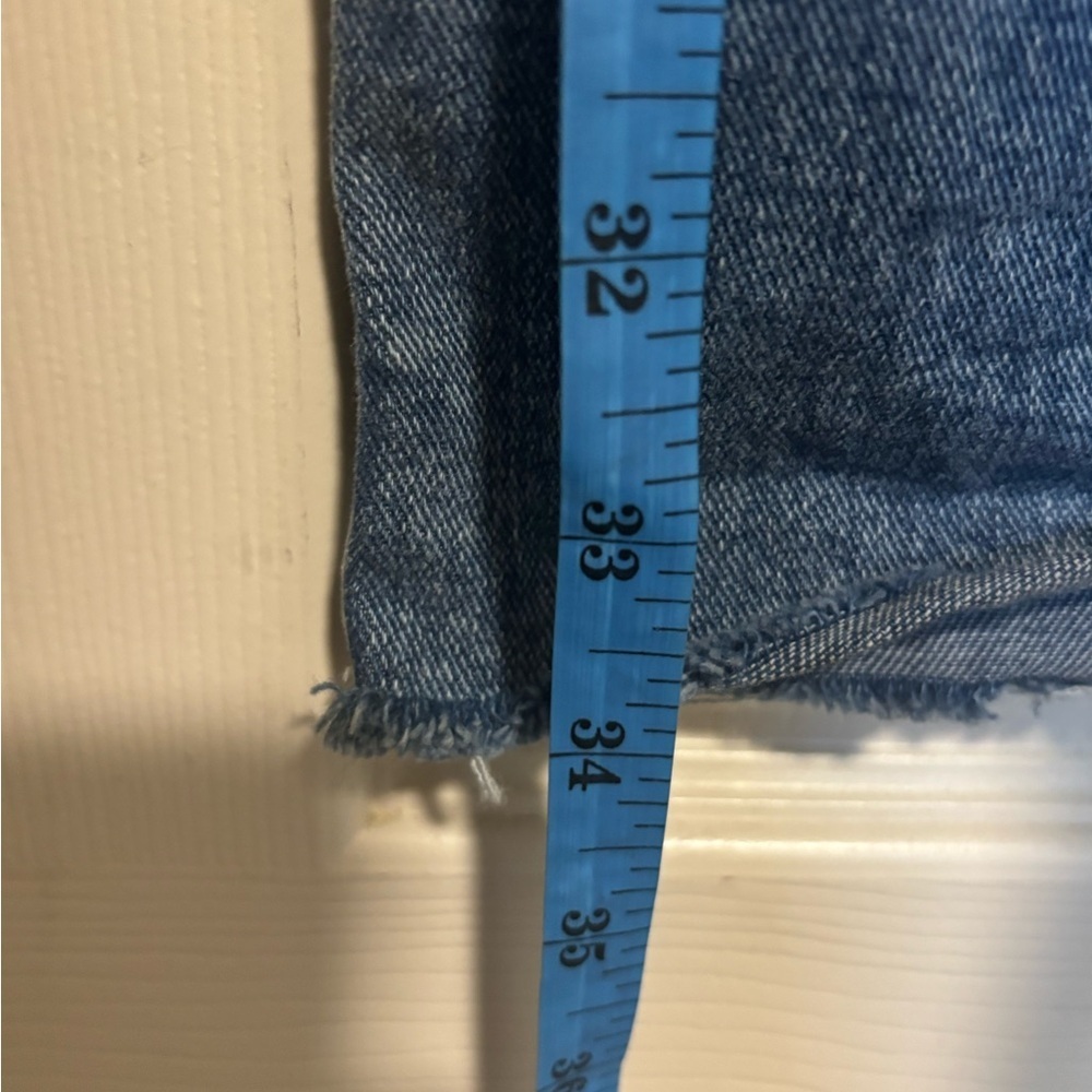 Joe’s Jeans Wide‑Leg High‑Rise Denim Blue Women’s Size 27 34” Inseam - Picture 7 of 8